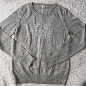 GAP Snowflake Sweater